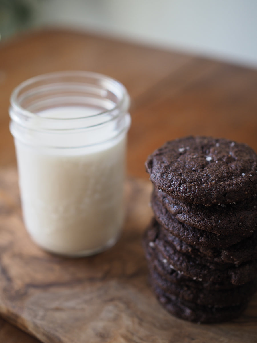 Salted chocolate buckwheat cookies Almanac Grain