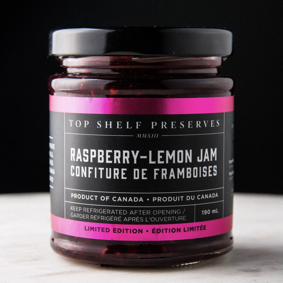 Top Shelf Preserves Raspberry Lemon Jam