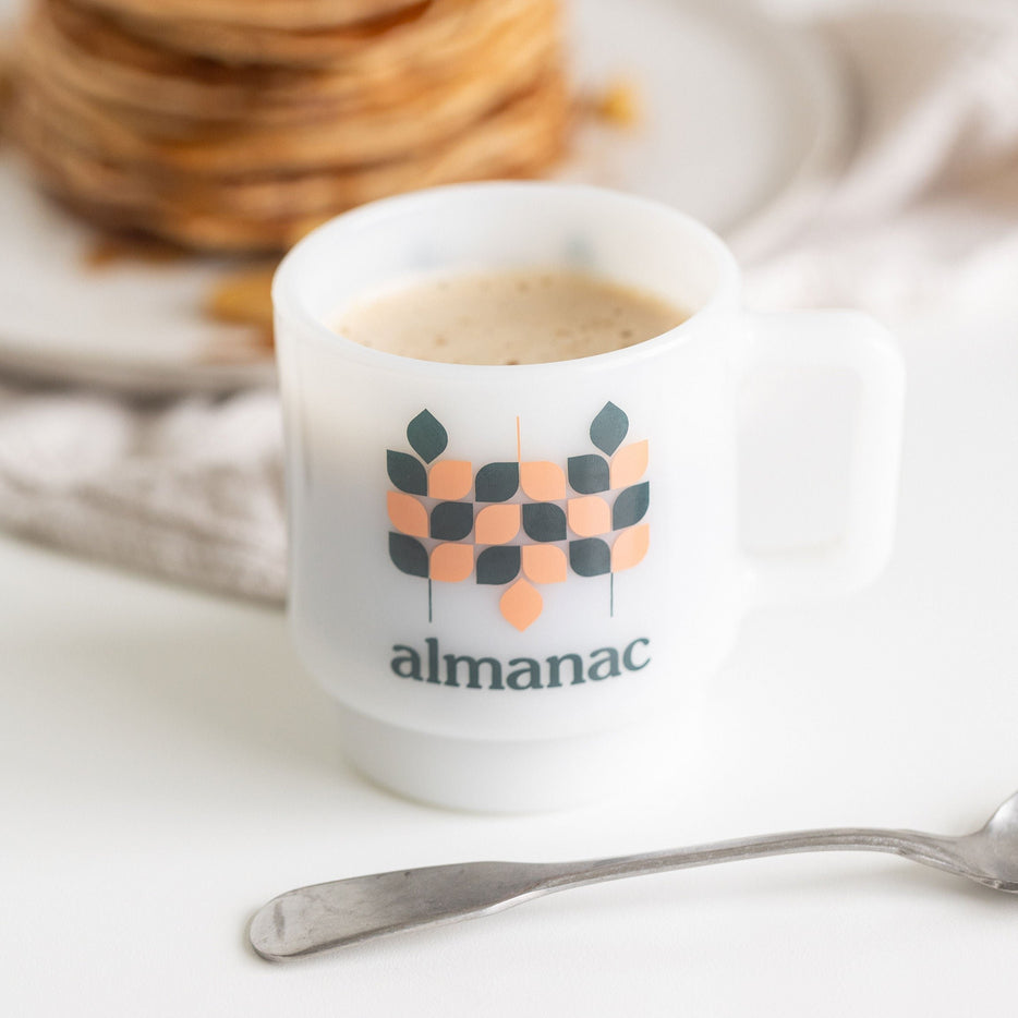 Almanac Milk-glass Mug