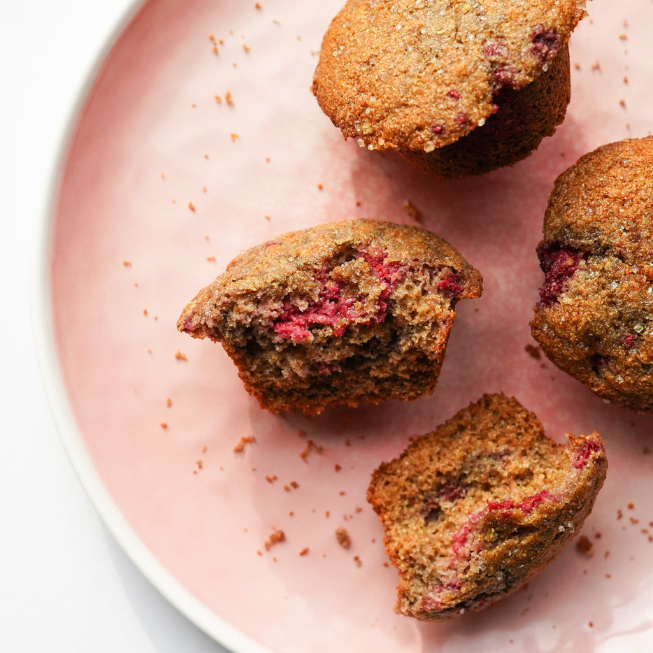 Frozen Raspberry Bran Loaf