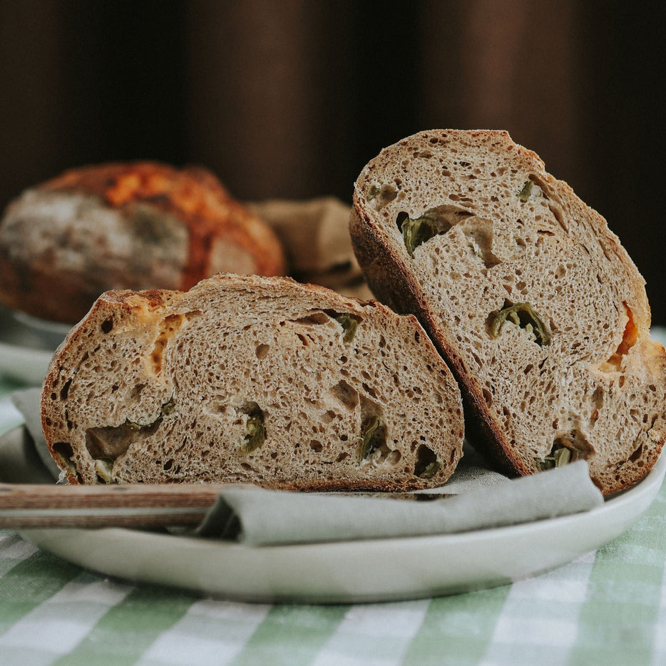 Frozen Sliced Cheddar Herb Sourdough Loaf