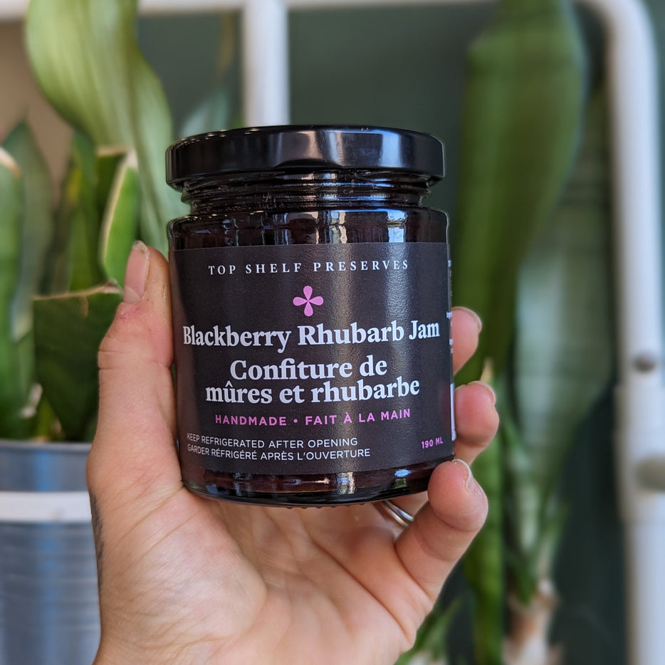 Top Shelf Preserves Blackberry Rhubarb Jam