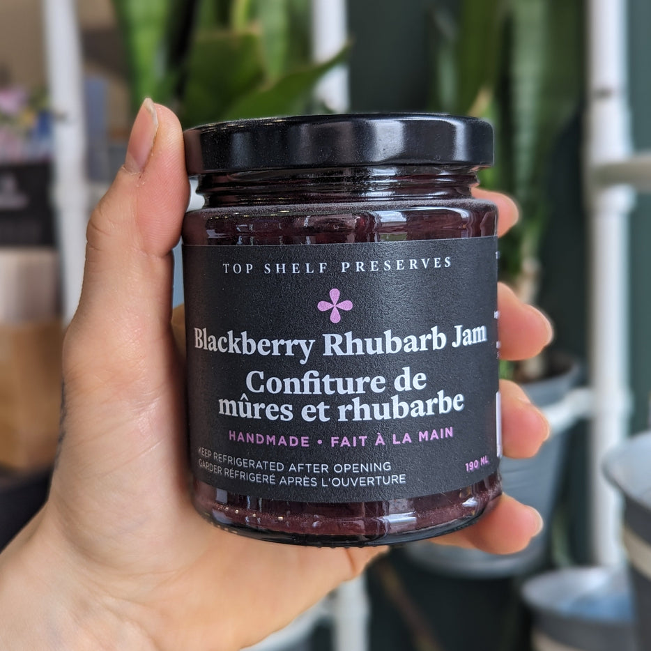 Top Shelf Preserves Blackberry Rhubarb Jam