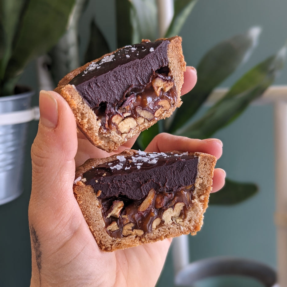 Salted Caramel & Chocolate Ganache Tart