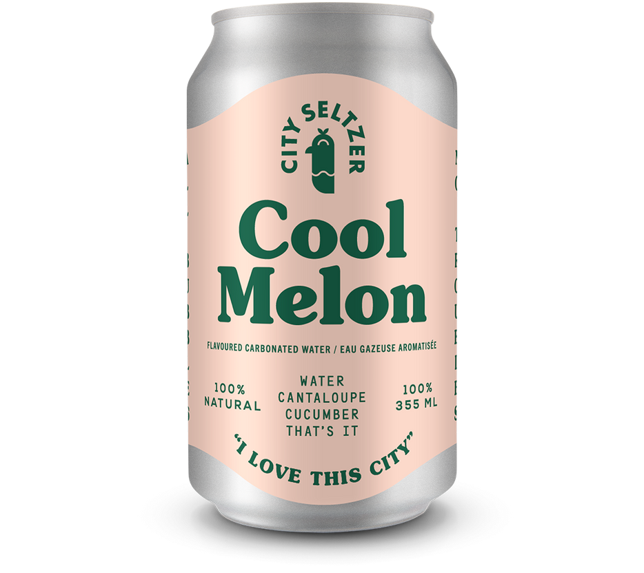 City Seltzer - Cool Melon 6-pack